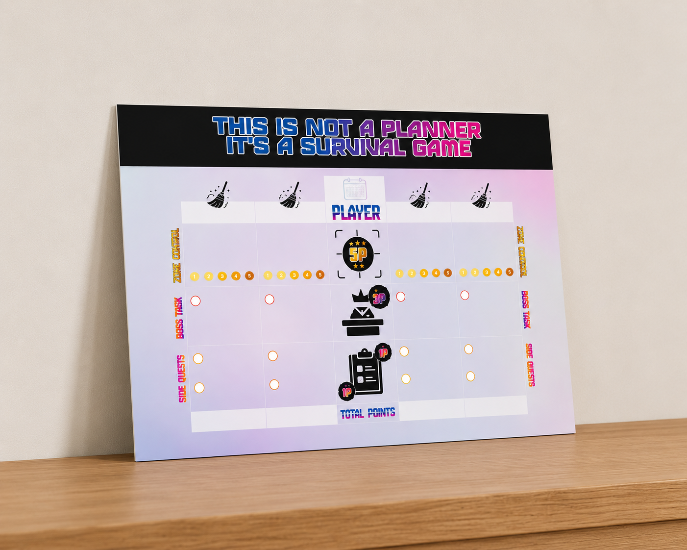 Arcade Wandplaner – Das Spiel, das euren Haushalt organisiert