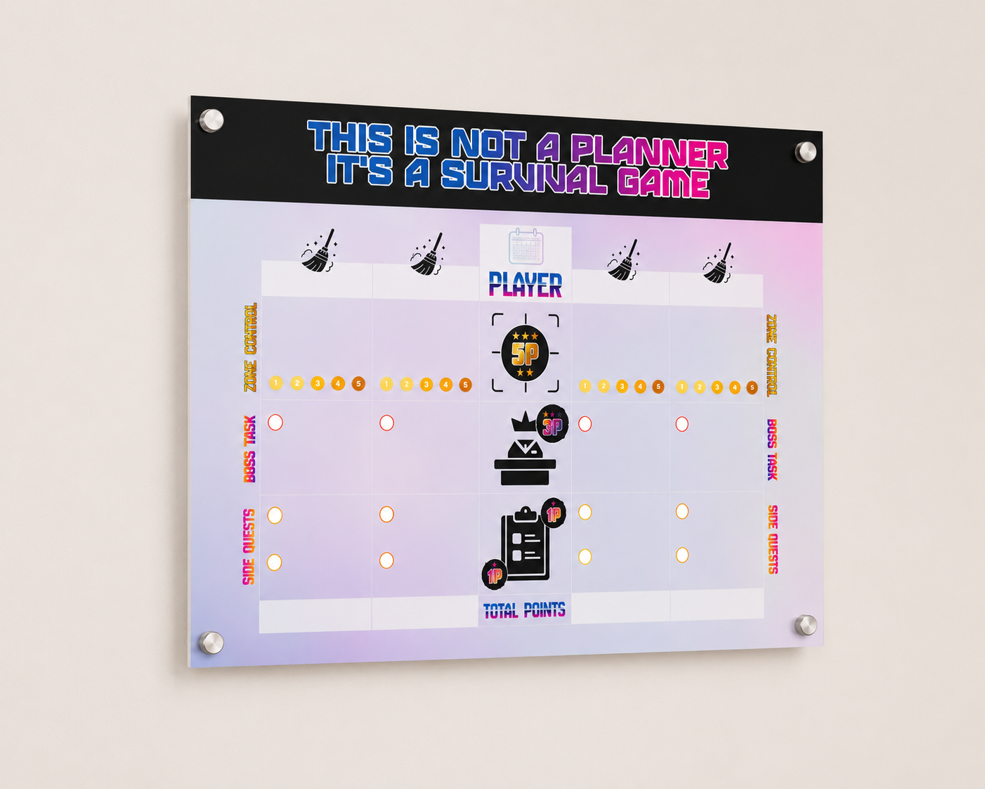 Arcade Wandplaner – Das Spiel, das euren Haushalt organisiert